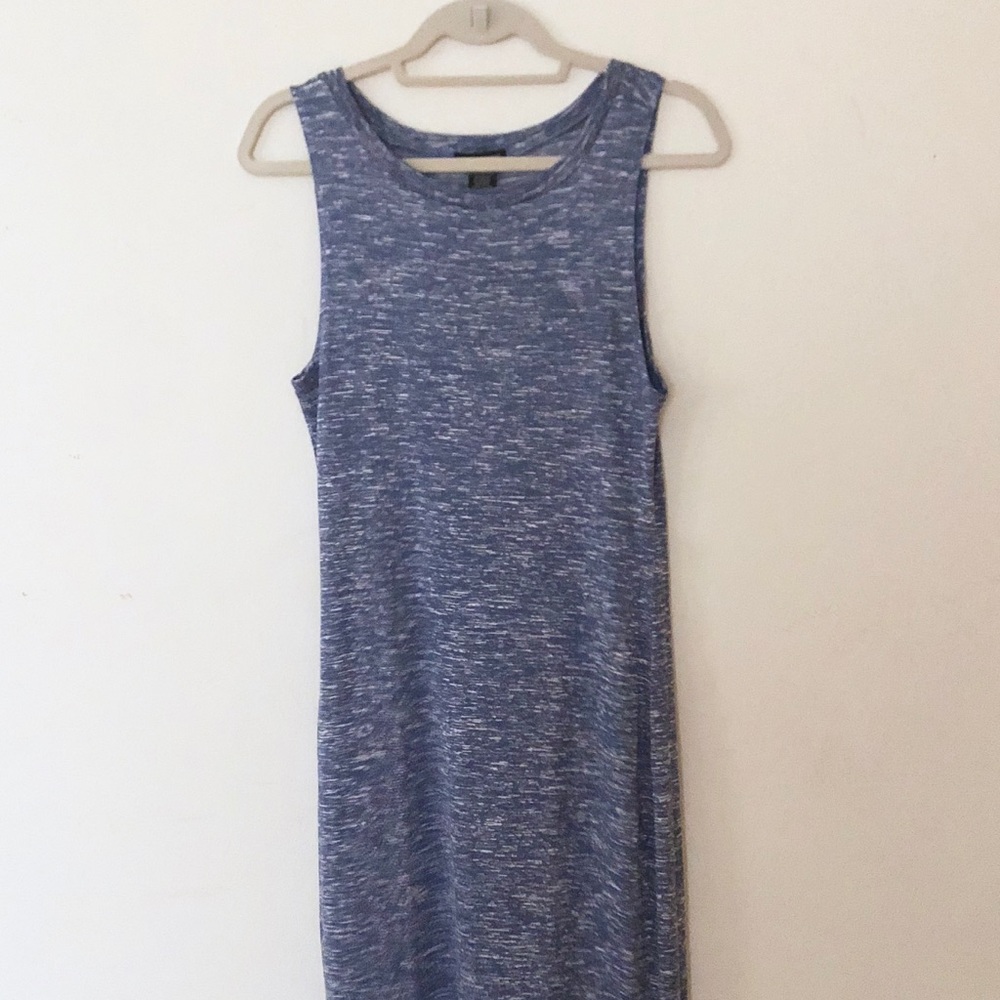 Miss chievous blue midi knit dress large